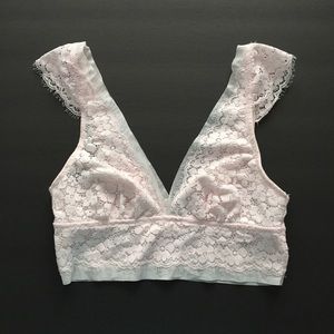 aerie Intimates & Sleepwear - NEW! Aerie Lace Bralette with Shoulder Detailing aerie Intimates & Sleepwear - NEW! Aerie Lace Bralette with Shoulder Detailing